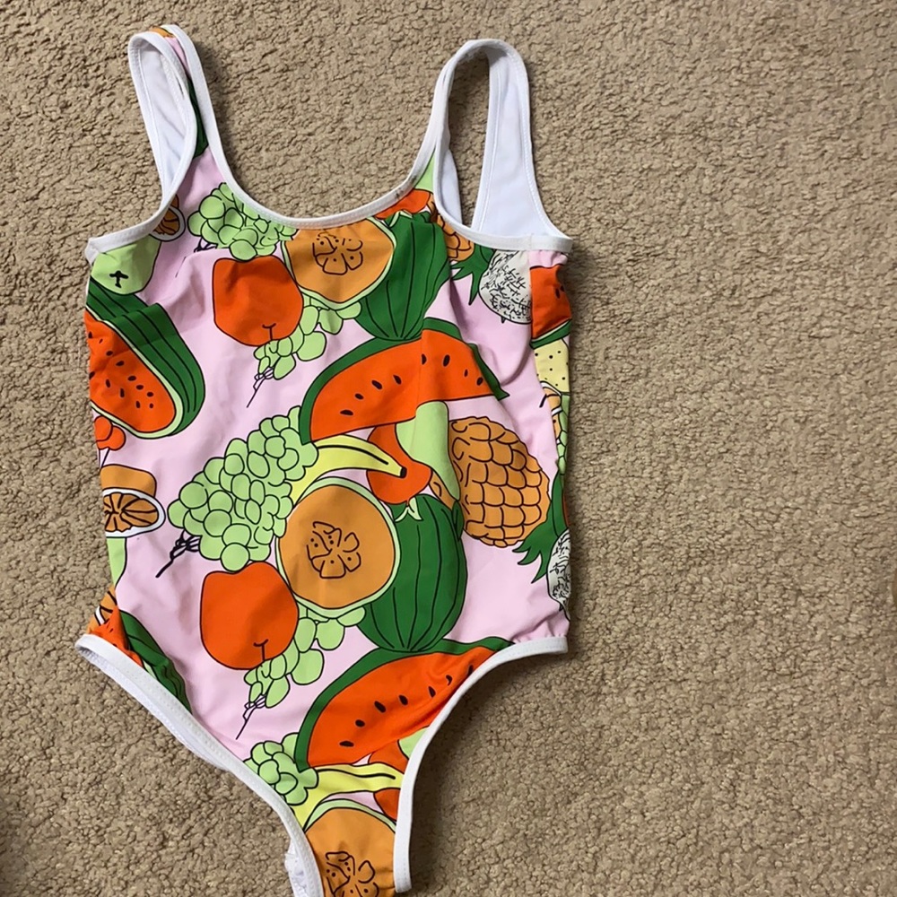 one Piece swimsuit with fruit